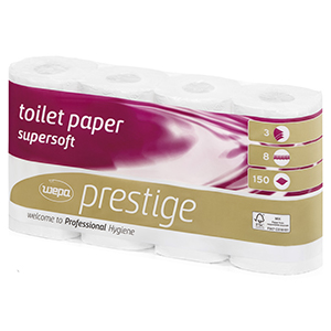 Papier toaletowy tissue WEPA prestige mała rolka 150