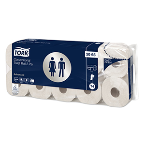 Tork 3065 - miękki papier toaletowy w rolce konwencjonalnej