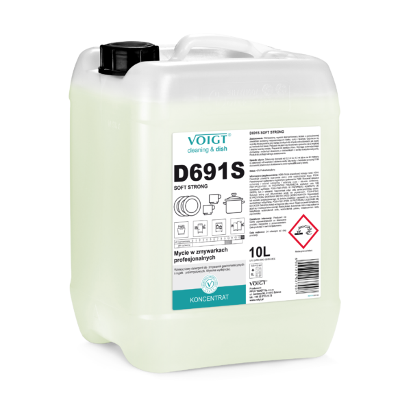 VOIGT D691S Soft Strong 10L (H691s) – mycie w zmywarkach przemysłowych. Detergent wzmocniony