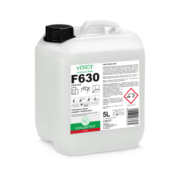 VOIGT F630 Food Acid 5L (H630) - mycie lodówek, stali szlachetnej