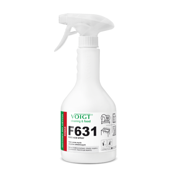 VOIGT F631 Food Acid Spray 0,6L (H631) - mycie lodówek, stali szlachetnej