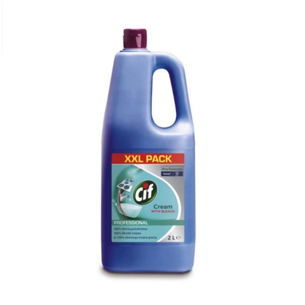 CIF Cream with Bleach 2L - mleczko z wybielaczem