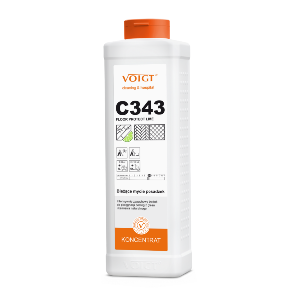 VOIGT C343 Floor Protect Lime 1L - bieżące mycie posadzek zapach cytrusów